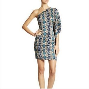 Guess off the shoulder python dress
